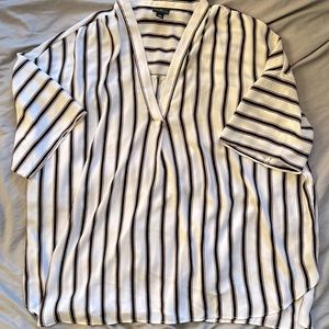 Worthington Striped Blouse